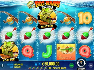 Игровой аппарат Big Bass Bonanza — Pragmatic Play